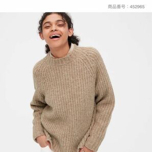 UNIQLO ローゲージモックネックセーター