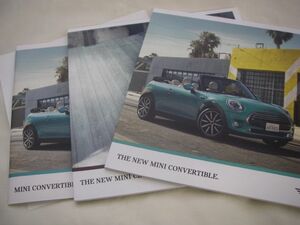1369 Mini Cooper catalog 3 pcs. set new goods THE NEW MINI CONVERTIBLE.THE NEW MINI CLUBMAN. MINI CONVERTIBLE.