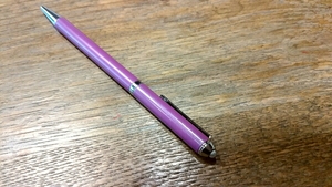 new goods Mikimoto ballpen purple 