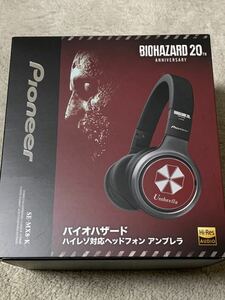 新品未使用 バイオハザード ハイレゾ対応ヘッドフォン アンブレラ BIOHAZARD 20th パイオニア Umbrella SE-MX8-K