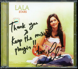 【CD/Pops】Lala - Stars [インドネシア盤？フィリピン盤？] [試聴] 直筆サイン入り 良い曲！