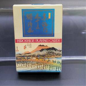 【未開封】東海道五十三次 トランプ 浮世絵 広重 未使用品 日本画 エンゼル プレイングカードの画像3