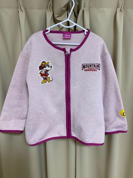 ☆美品☆ディズニーミニーちゃん内側フリースジャケット120