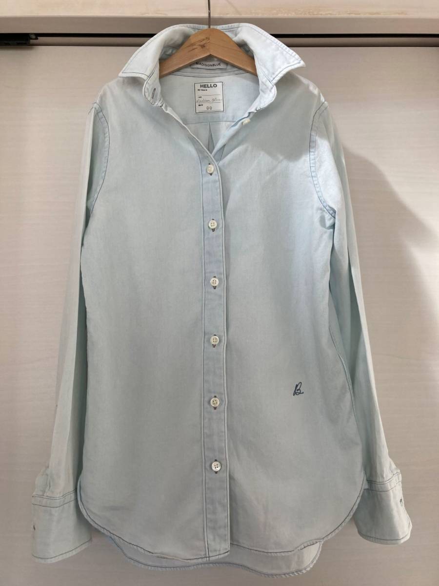 9360円中古 格安買取 人気ブランドを マディソンブルー リネンシャツ