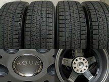 ■極美/山あり！■アルミ付きスタッドレスBS BLIZZAK VRX2 195/65R15 4本■ノア/エスクァイア/アイシス他■_画像6