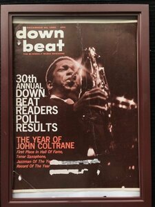 ☆1965年 米国ダウンビート誌 ジョン・コルトレーン John Coltrane Down Beat Magazine / John Coltrane ☆