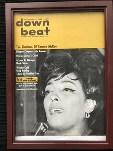 ☆1968年 米国ダウンビート誌 カーメン・マクレエ Down Beat Magazine / Carmen McRae☆