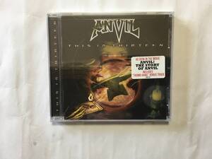 ANVIL THIS IS THIRTEEN US盤　新品