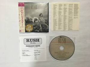 RUSH PERMANENT WAVES　紙ジャケ　SHMCD