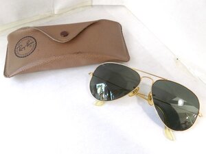 レイバン Ray-Ban ティアドロップ サングラス 【L0205】 58□14 B&L■フレーム-ゴールド系/レンズ-ブラック系