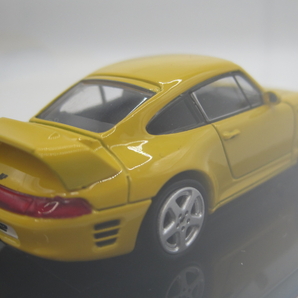 【気軽に楽しむ大人のインテリア】PARAGON PORSCHE Ruf CTR2 左ハンドル/Yellow-1/64-夢 ノスタルジー 蘇る☆未使用、未展示品☆即決有★彡の画像7