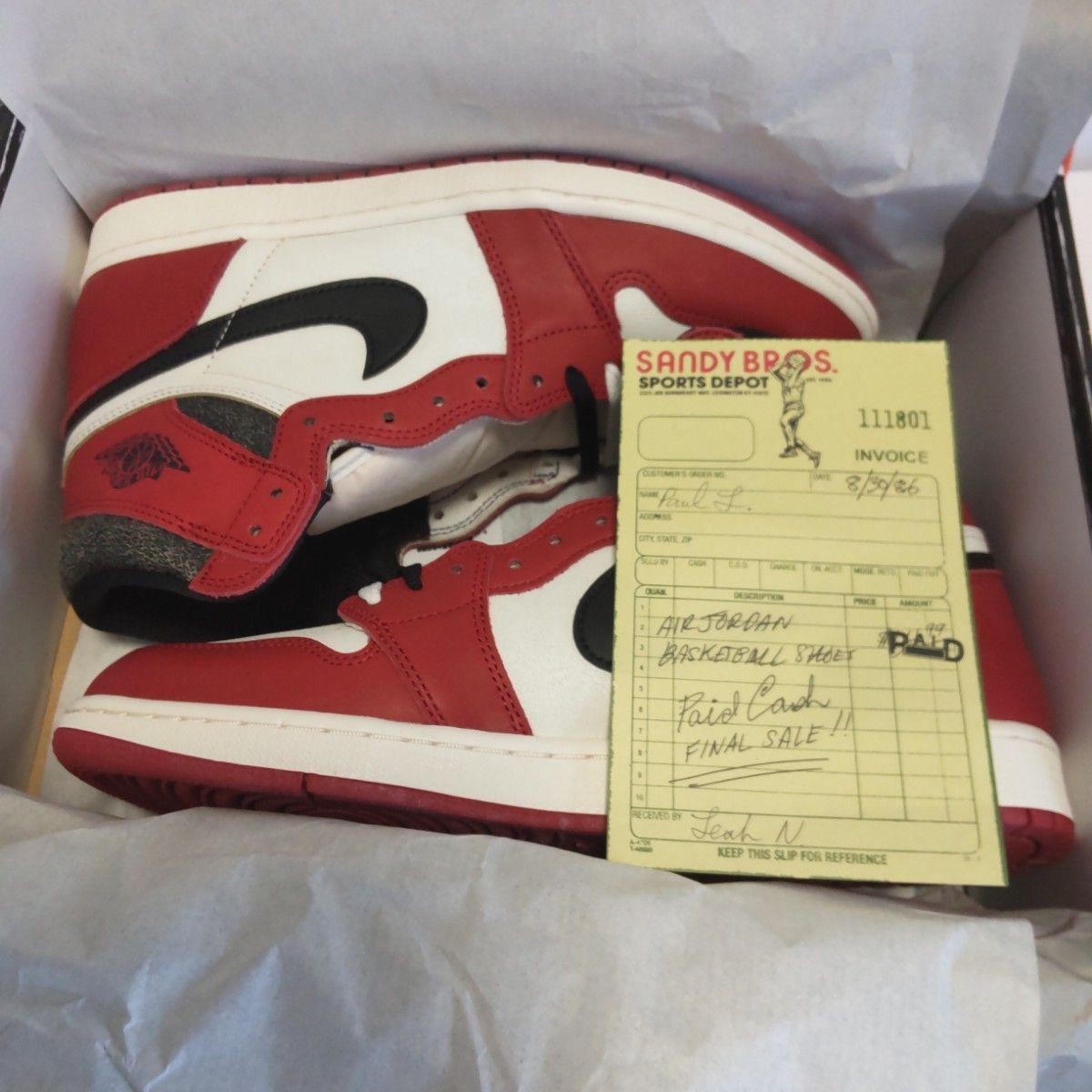 Nike Air Jordan 1 High OG Lost & Found/Chicago メンズファッション