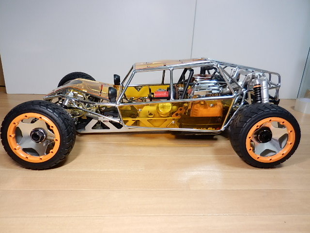HPI 1/5 ラジコンBaja5 カスタム車 スペアパーツ、保守工具付き