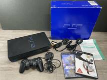 ☆ PS2 ☆ プレイステーション2 SCPH-10000 動作品 状態良好 本体 コントローラー デュアルショック2 PlayStation2 龍が如く ガンダム 4712_画像1