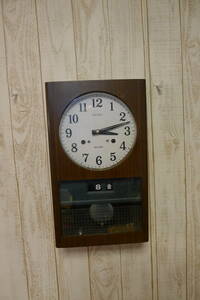 kk072 ● セイコー SEIKO ボンボン時計 柱時計 昭和レトロ ゼンマイ式 30DAY 時計動きます ボンボン鳴りません/100