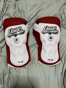 DANGER( electromagnetic .-) made boxing glove 14oz ( red / white )