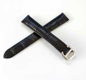 16mm наручные часы для замены неоригинальный товар ремень черный чёрный [ соответствует ] Cartier бак Must и т.п. Cartier