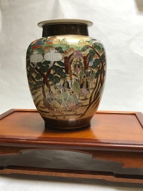 九谷焼 長山 作 花瓶 壺 当時物 | salisburysappliances.co.uk