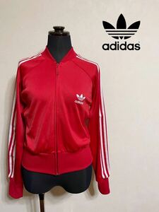 [ superior article ] adidas originals Adidas Originals lady's ATP jersey short truck top jacket size M long sleeve red 