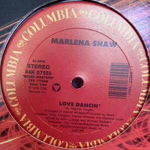 Marlena Shaw - Love Dancin' / Touch Me In The Morning 12 INCH