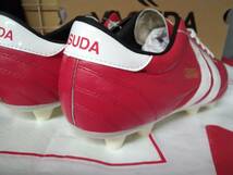 限定 ヤスダ YASUDA サッカーシューズ サッカースパイク 固定式 Ligaresga Pro YSD-F20.001.0201W RED/WHT 27,5cm _画像6