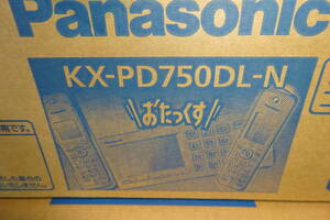 新品保証付　パナソニック KX-PD750DL-N デジタルコードレス普通紙ファクス 子機1台付き Panasonic