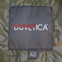 正規品 デュベティカ DUVETICA 肉厚細身ダウンジャケット ダウンコート ブルゾン 42サイズ エフイーエヌ FEN 表地がウール素材グレー110603_画像4