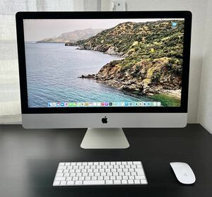 【美品】iMac 27インチ Retina 5Kディスプレイモデル[2020年 / SSD 256GB / メモリ 8GB / 3.1GHz 6コア第10世代Intel Core i5 ] MXWT2J/A