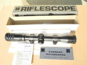 KASSNAR RIFLESPCOPES 3x-9x32/ライフルスコープ3x-9x32 取付ステー付