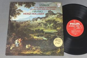 ●蘭LP I MUSICI/VIVALDI FIVE OBOE CONC. RV 451 453 455 457 & 461●