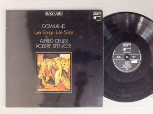 ●仏LP ALFRED DELLER/DOWLAND-LUTE SONGS & LUTE SOLOS●