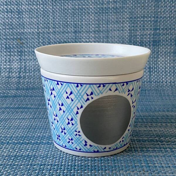 ★ 有田焼 和食器 そばちょこ JAPAN BLUE 蕎麦猪口 ★格子丸文 食器アリタポーセリンラボ Arita ware