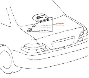 純正未使用！トヨタ セルシオ 30 後期 UCF31 センター ストップランプ ブレーキライト ASSY レクサス LS430 UCF30 00510-1