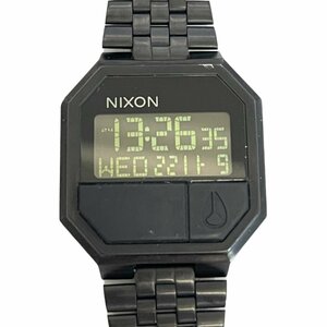ofL41779RO 【中古品】NIXON RE-RUN ニクソン ロボットロック ウォッチ デジタル時計 ブラック 腕時計 箱なし 本体のみ