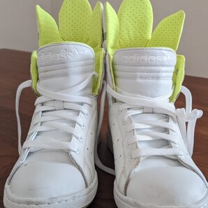 【美品値下げ可】アディダス TREFOIL HI Wスニーカー 23㎝ 箱あり