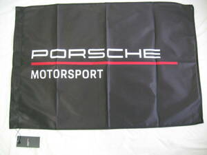 送料無料！　ポルシェ モータースポーツ　ロゴフラッグ　旗　Porsche Motorsport　LogoFlag　WEC　ル・マン カレラカップ　未使用品