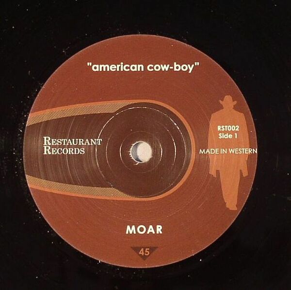 新品未使用 MOAR - Amercian cow-boy/roc cow-boys 7inchレコード　送料無料 (A086)