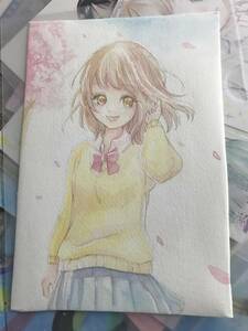 Art hand Auction Girls uniform/handwritten illustration, comics, anime goods, hand drawn illustration