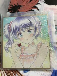 Art Auction Girl in ponytail/handwritten illustration, comics, anime goods, hand drawn illustration