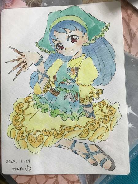 東方埴安神珪姫・手書きイラスト