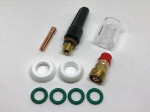 TIG torch WP-17/18/26 for 2.4mm heat-resisting transparent glass cap * gas lens set 