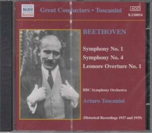 [CD/Naxos]ベートーヴェン:交響曲第1&4番他/A.トスカニーニ&BBC交響楽団 1937-1939