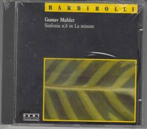 [CD/Hunt]マーラー:交響曲第6番イ短調/J.バルビローリ&ベルリン・フィルハーモニー管弦楽団 1966.1.13