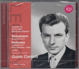[CD/Ica]シューマン:交響曲第4番他/G.カンテッリ&フィルハーモニア管弦楽団 1954.9.9