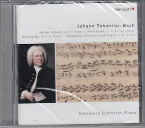 [CD/Genuin]バッハ:イタリア協奏曲ヘ長調BWV.971&パルティータ第1番変ロ長調BWV.825&パルティータ第5番ト長調BWV.829/K.アイクホルス(p)