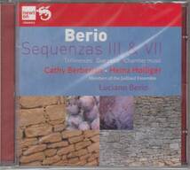 [CD/Newton]ベリオ:セクエンツァIII他/C.バーベリアン(s)&L.ベリオ&ジュリアード・アンサンブル団員 1969.4_画像1