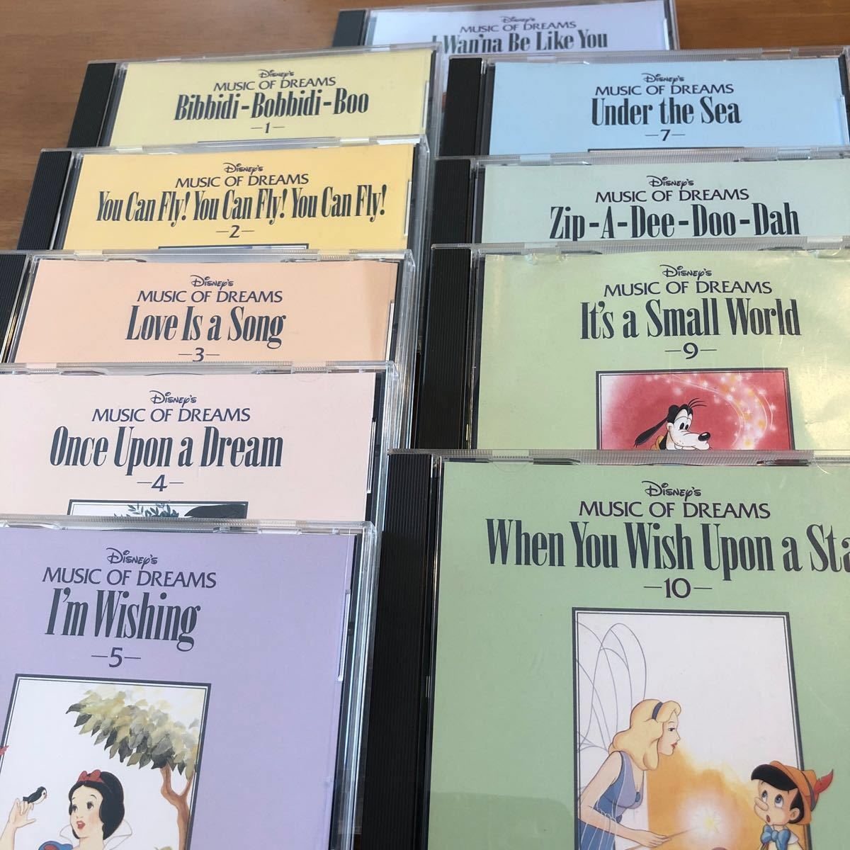 ディズニーのミュージックオブドリームス CD10枚セット Disney's MUSIC 