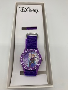 ディズニー Disney キッズ 女の子 ウォッチ アナと雪の女王 アナ雪 アナ エルサ マジックテープ 腕時計 frozen watch for kids girl