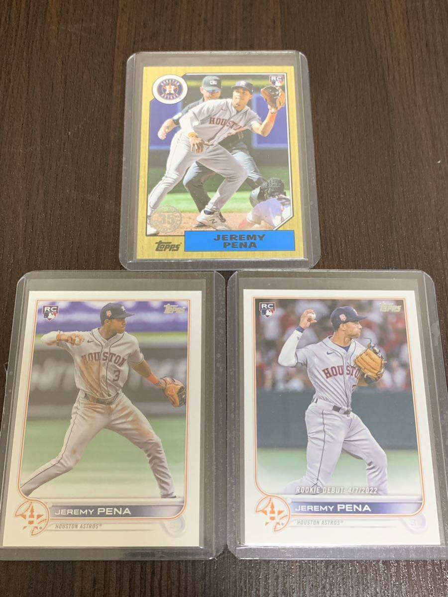 Topps Update MLB Jeremy Pena Auto RC レデ 売れ筋介護用品も!