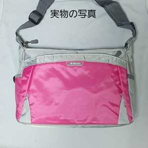 【送料無料】 多目的バッグ 収納性 アウトドア スポーツバッグ ショルダーバッグ キャンプ 男女兼用 レディース メンズ ピンクの画像3